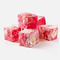 LOKUM WITH HAZELNUTS AND CHERRY TASTE - Производство турецких сладостей Вкуснотория