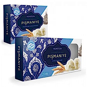 Pismaniye packaging 136г / 204г - Производство турецких сладостей Вкуснотория