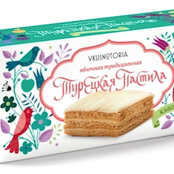 Пример упаковки пастилы 100г - Производство турецких сладостей Вкуснотория